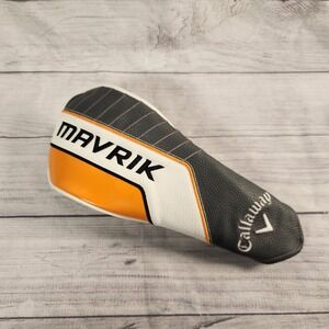 Callaway Mavrik Driver Headcover Black White Orange Golf Club Cover 460cc Driver